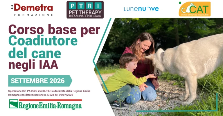 Settembre 2026 – Corso Base per Coadiutore del Cane