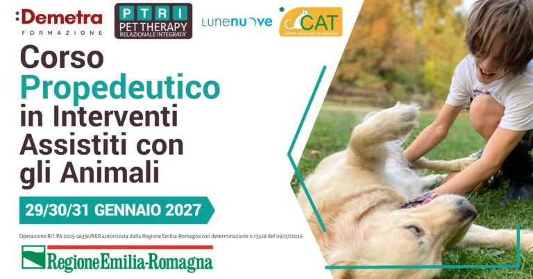 Gennaio 2027 – Corso Propedeutico in Interventi Assistiti con gli Animali